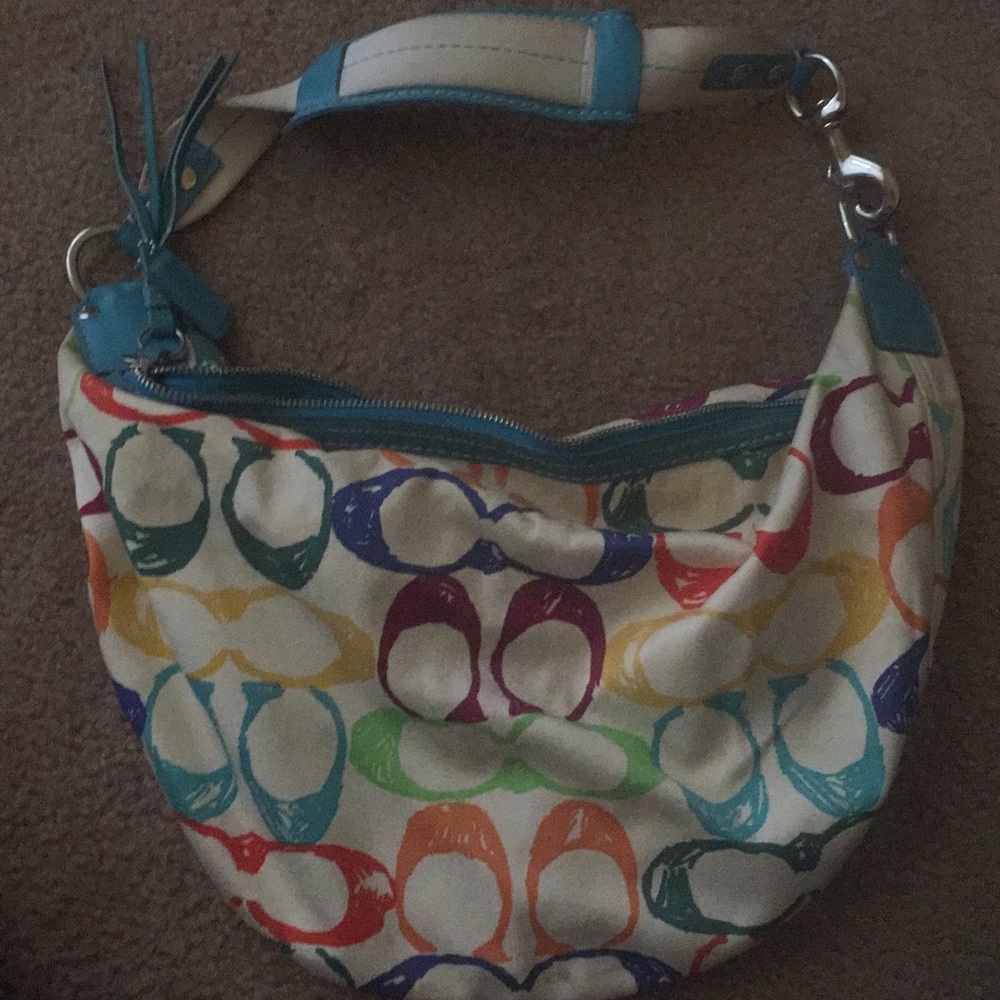 Coach multicolored bag